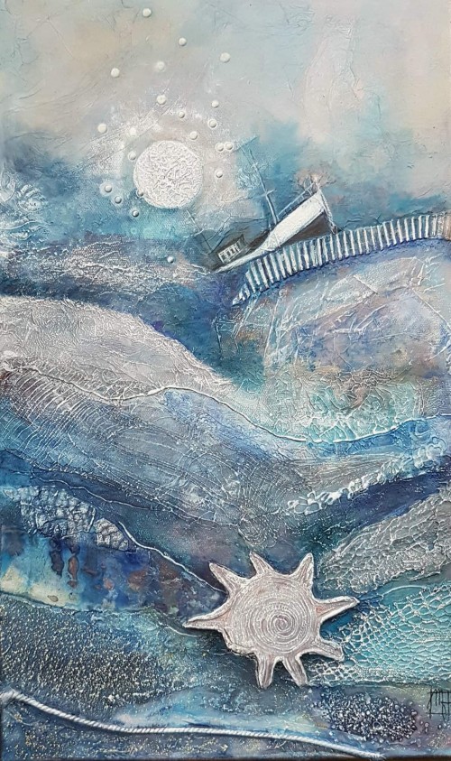 Belle étoile . 30x60cm . 2019