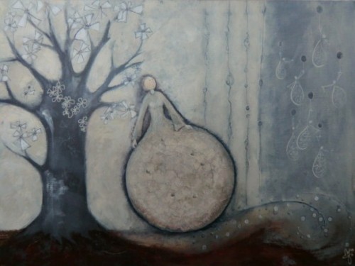 Boule-versée . 50x80 cm . 2011
