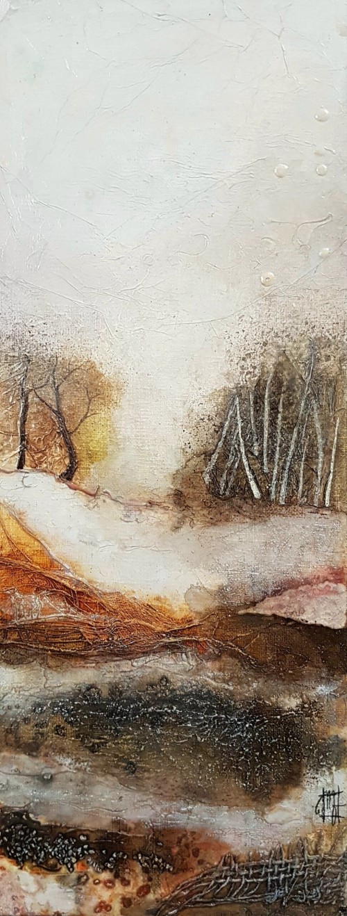 Bouleaux. 20x50cm .2020