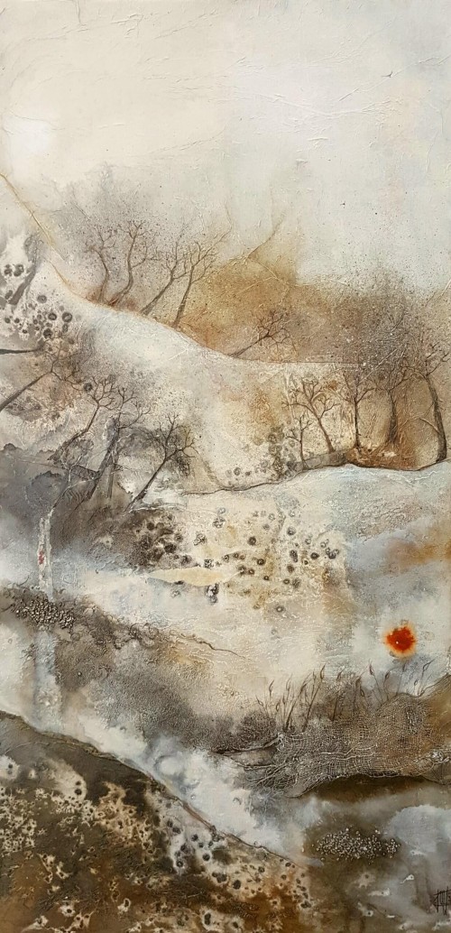 Fumée de terre . 40x80cm.2020