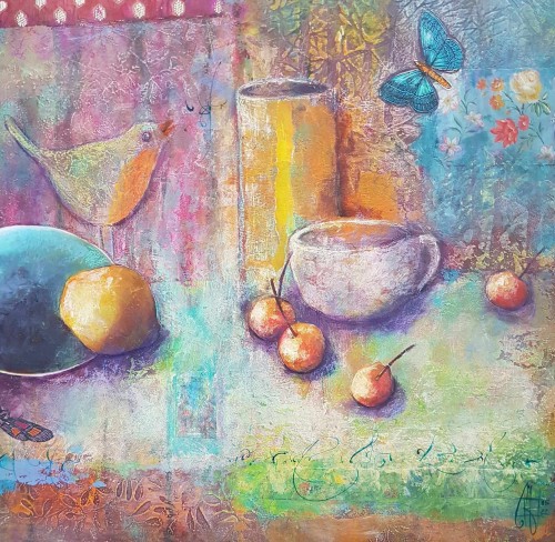 Intant volé .30x40cm