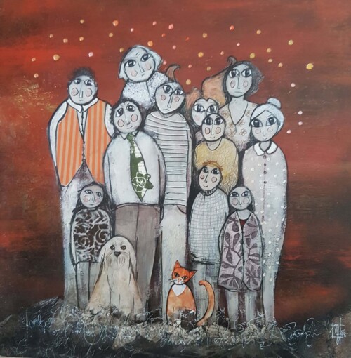 Le nid . 40x40cm . 2023