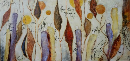 Microcosmes .
50x100cm . 2022