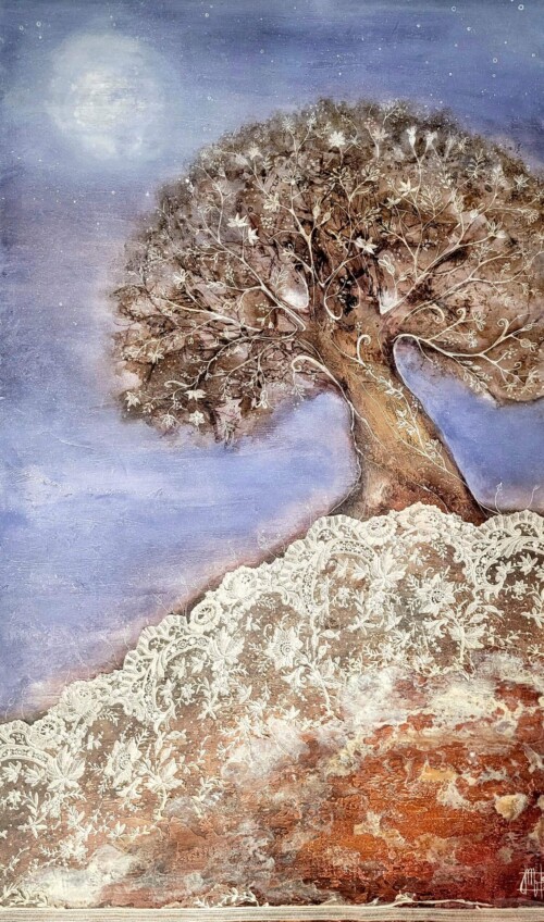 Aura d'une dentellière
50x85cm - 2023