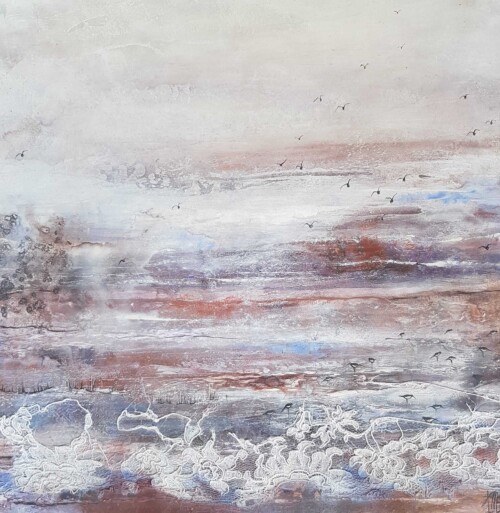 Les danseurs de Marée . 40x40cm . 2023