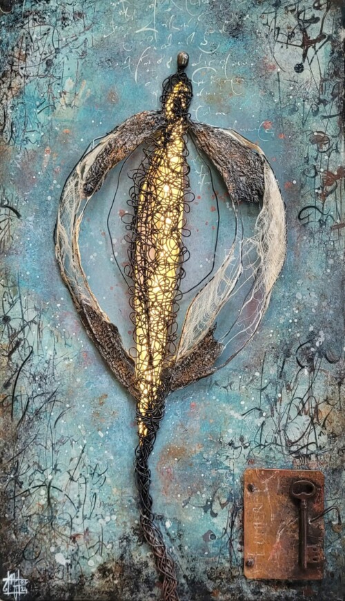 Entre mes lignes éclairé
40x60cm
2024